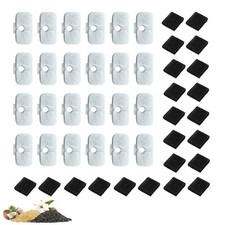 NISPIRA Dog Cat Water Fountain Filter for Petlibro PLWF005 PLWF115 PLWF105, 24Pk