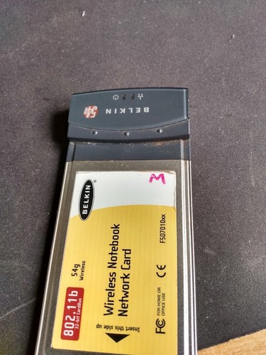 carte réseau sans fil Belkin 802.11g 54Mbps VER 1100 F5D7010xx d'occasion - Photo 3/3