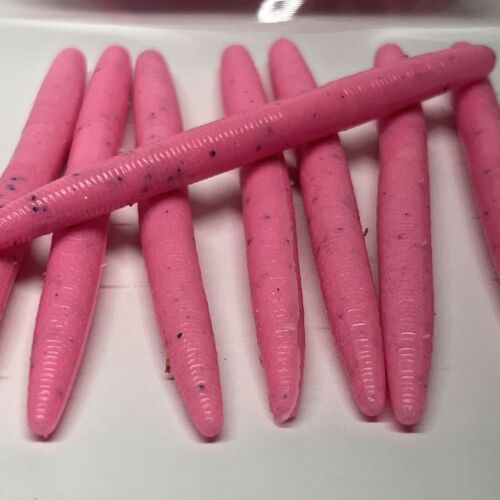 20ct Pink 5 inch senko style stick bait worm For Bass Fishing veteran made - 第 1/6 張圖片