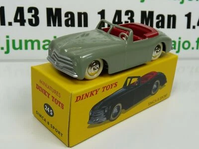 DT262 voiture 1/43 réédition DINKY TOYS DeAgostini : SIMCA 8 sport