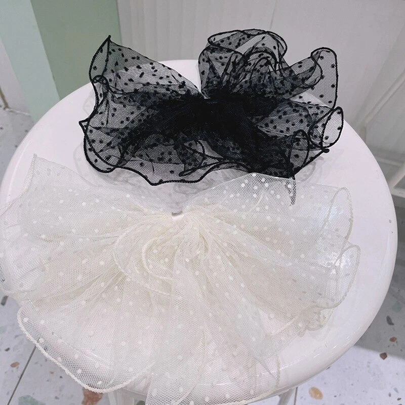 2022New White Black Lace High Quality Hair Band For Women Girls Hair Accessories - Image 4 of 4