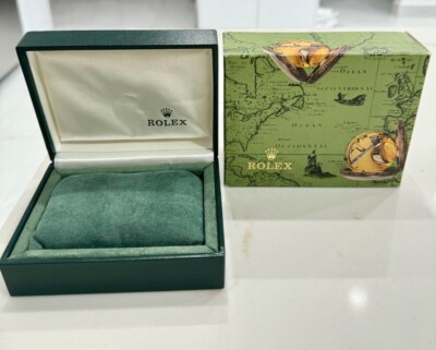 ⭐️正規品 ROLEX BOX 付属品完備 グリーンタグ付 中古 ♪ 100% Genuine Vintage Rolex Datejust Green Box Booklet Tag SET 80