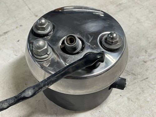 1974 Honda Elsinore MT250 OEM Speedometer W/ Chrome Base & Hardware - Picture 7 of 10