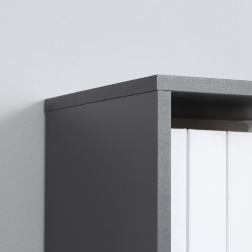 HOMCOM 5-Tier Bookshelf Freestanding Bookcase Storage Shelves, Dark Grey - Picture 9 of 11
