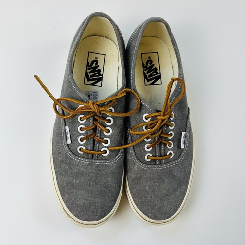 Vans Off The Wall Mens 7/Womens 8.5 Gray Canvas Sneakers Shoes 721356 CLEAN - Picture 2 of 12