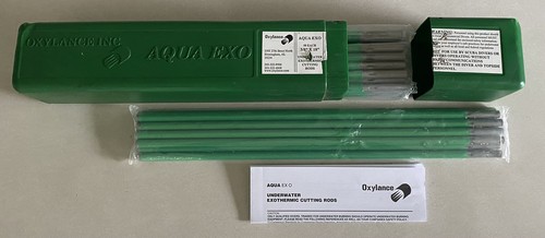 Exothermic Extraction Rods Oxylance AQUA-EXO 3/8” x 18” Underwater Exothermic Cutting Rods, 50 ...