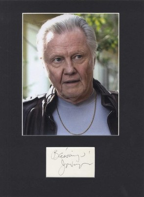 JON VOIGHT - Hollywood Star - ORIGINAL SIGNED AUTOGRAMM