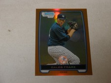 2012 Bowman Chrome Draft Picks Prospects Orange Refractor #79 Caleb Frare 21/25