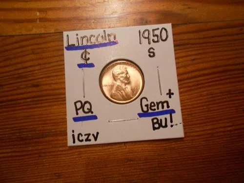 1950S Lincoln Cent Gem BU+ SUPERB!!! PQ!!! LUSTER++++++