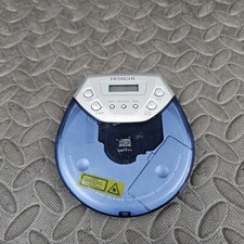 Hitachi DAP-771 Portable CD Player Personal Blue Battery Powered Headphone Jack