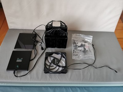 DeepCool AK620 CPU-Kühler Schwarz AMD AM5  1 x Asus ARGB Lüfter 120mm