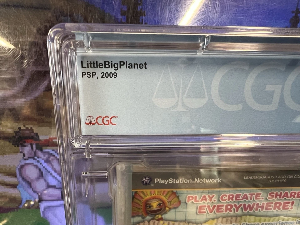 Sony PSP LittleBigPlanet 2009 graduado CGC 9,6 A+ SELLADO Little Big Planet Sackboy Foto 4 de 4