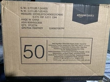 AMAZON BASICS Male Dog Wrap, Disposable Diapers, SMALL- Pack of 50