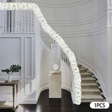 100cm Artificial Rose Flower Row Wedding Wall Floral Arrangement Backdrop Decor