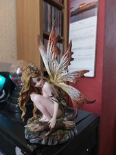 Luenell Autumn Fairy Figurine Nemesis Now Nature Pixie Fall Leaves Fantasy Magic