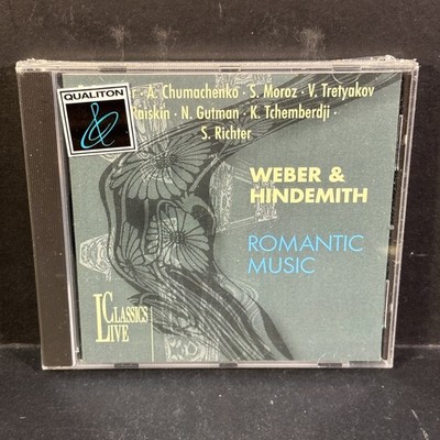 WEBER & HINDEMITH   ROMANTIC MUSIC (2000) Sealed Classical CD Sviatoslav Richter