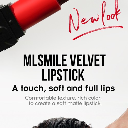 Shine at Xmas: 6-Color Embossed Matte Lipstick Highly Pigmented & Hydrating - Picture 12 of 28