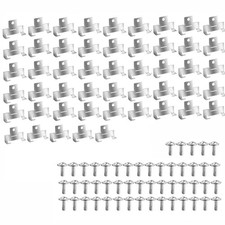 50Pcs Recessed Light Clips,304 Stainless Steel Retrofit Recessed Downlight Ho...