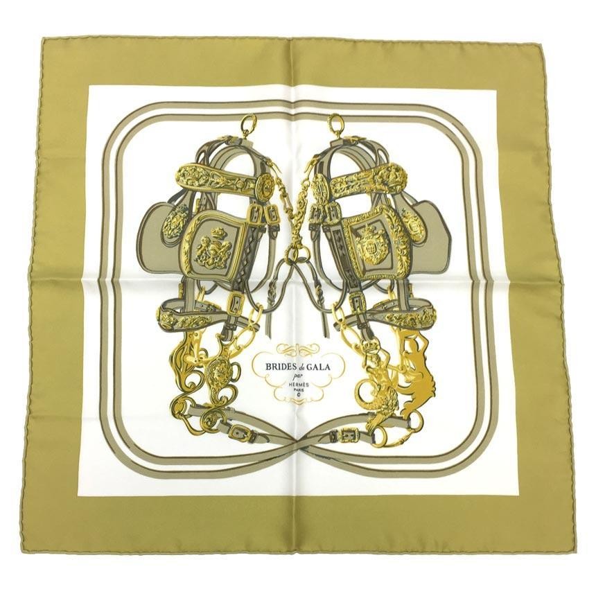 Hermes Brides de Gala Silk Scarf 45in No Box Pre-Owned Excellent Condition