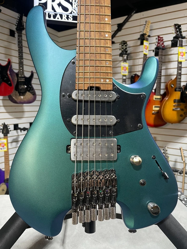 Ibanez Q547 7 弦电吉他 - 蓝色变色龙金属哑光 #016 — 第 2/4 张图片