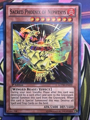 Sacred Phoenix Of Nephthys - NM - LCYW-EN259 - Super Rare - 1st Edition
