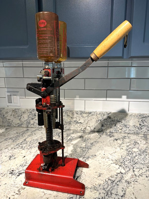 MEC Model 762R GRABBER Vintage Reloader Press Skeet Trap Shooting Made in USA