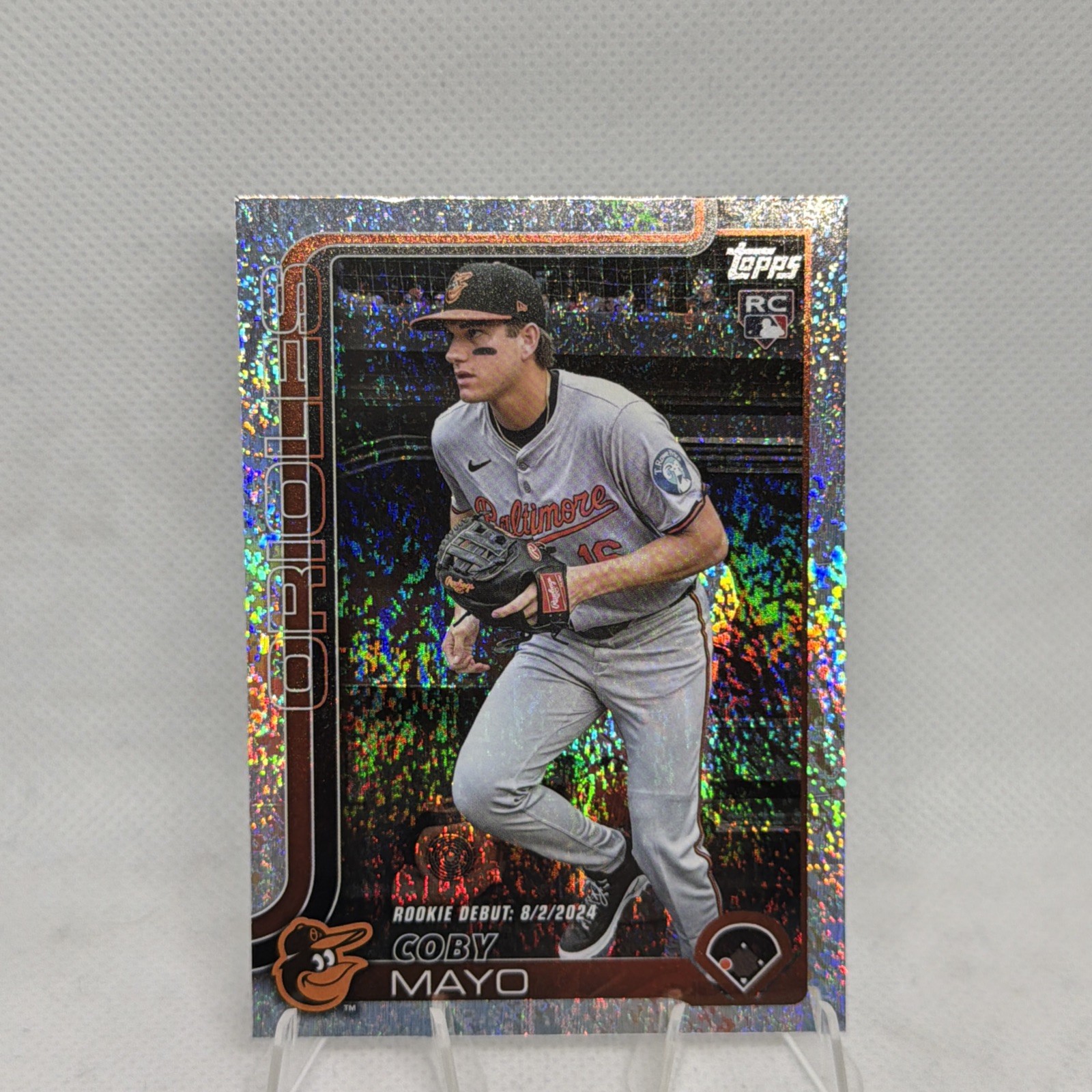 Coby Mayo RC Debut Holo Foil 2025 Topps Update US282 Baltimore Orioles