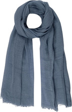 Women Summer Cotton Linen Scarf Crinkle Long Beach Shawl Wrap hijab with Fringe