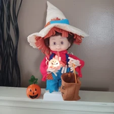 Vintage Santa’s Best Halloween Kids Animated Scarecrow In Original Box Tested