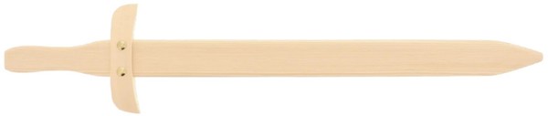3 X Lang - Schwert Kinderwaffe Holzschwert Ritterschwert Aus Fichtenholz L 60 Cm-image