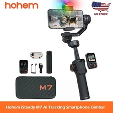 hohem iSteady M7 AI Tracking 3-Axis Smartphone Gimbal with full light  for Vlog