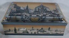 2016 SCHMIDT NURNBERGER LEBKUCHEN FESTIVE TIN CHEST ONLY 15" x 10.5" X 5.5" NIB