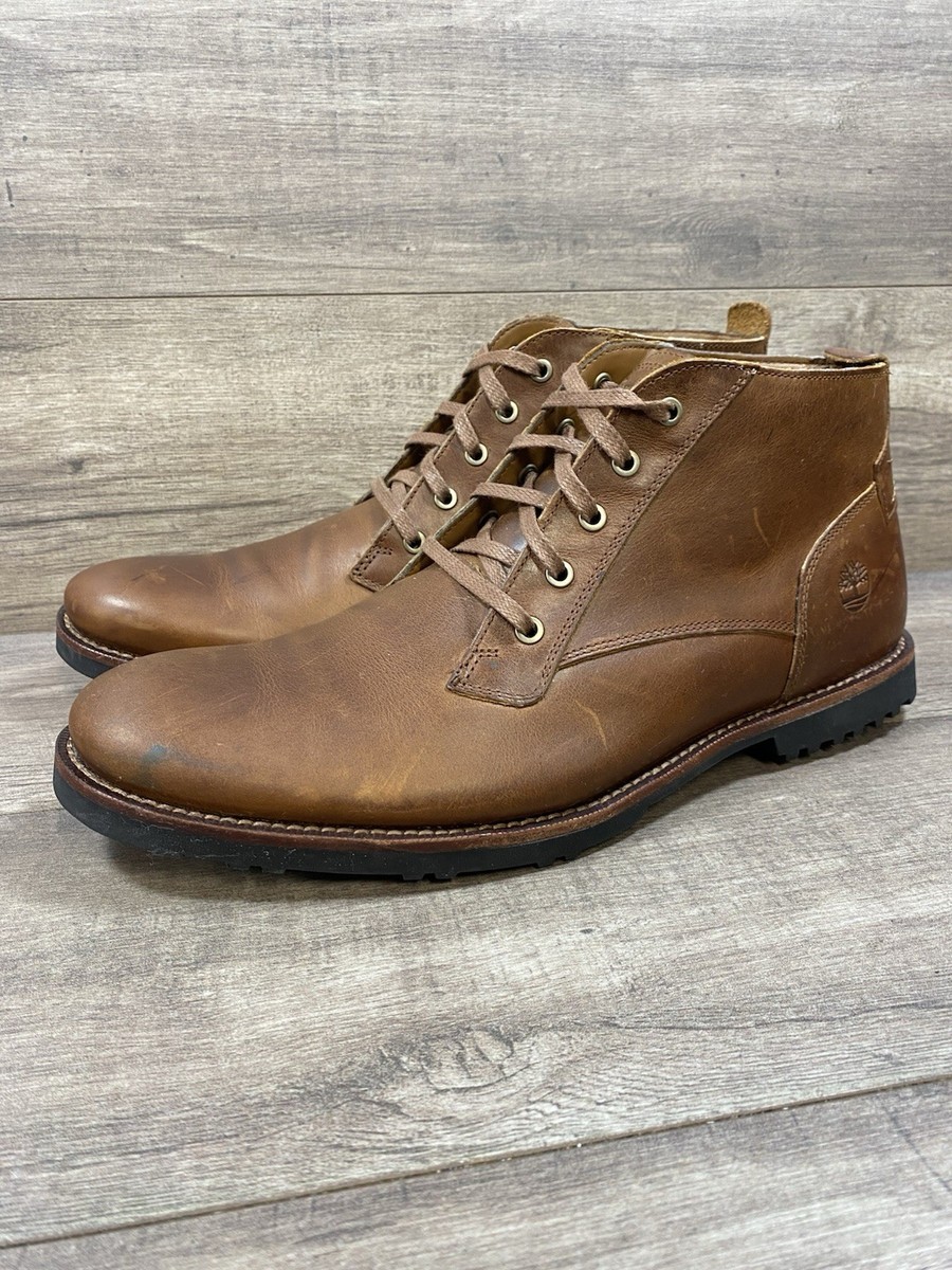 Timberland Kendrick Chukka Boots MirrorFit A1N2T Brown Leather
