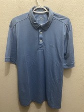 Tommy Bahama Men's Large Buccaneer Blue Polo Shirt Short Sleeve Collared NWT 99