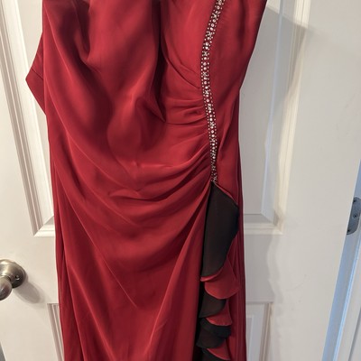 forever yours dresses bridesmaid Forever Yours Pink Crepe Long Formal Dress - Size 6 Bridesmaid Prom Special Occasion