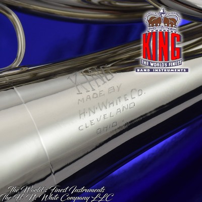 1959 Vintage King H. N. White Made Double French Horn Nickel