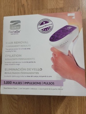 Silk n Flash&Go IPL Hair Removal Device Home Skinovations