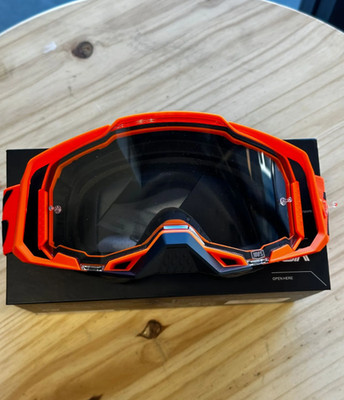 SCOTT Prospect Heritage Goggles Orange Chrome Lens MX ATV UTV Off Road NIB