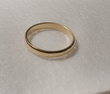 14K YELLOW GOLD WEDDING BAND/RING SIZE 7.5      2.3G  3mm