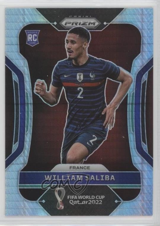 2022 Panini Prizm World Cup Qatar Hyper Prizm William Saliba #106 ne1