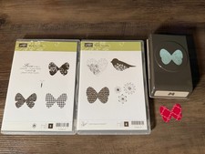 Stampin Up Stamp Set Butterfly Prints, Punch Potpourri Butterfly Punch