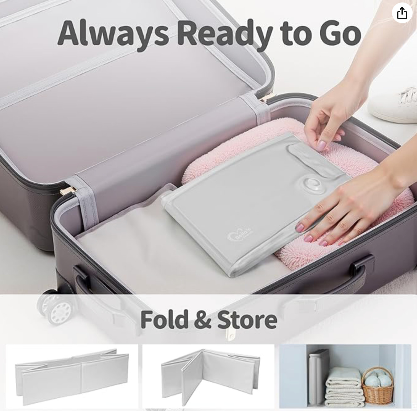 Bella’S Friends Baby Collapsible Bathtub, Travel Bath Tub for Baby, Foldable