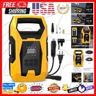 AC/DC Tire Inflator Portable Air Compressor, Dual Power for Home 110V AC and ...