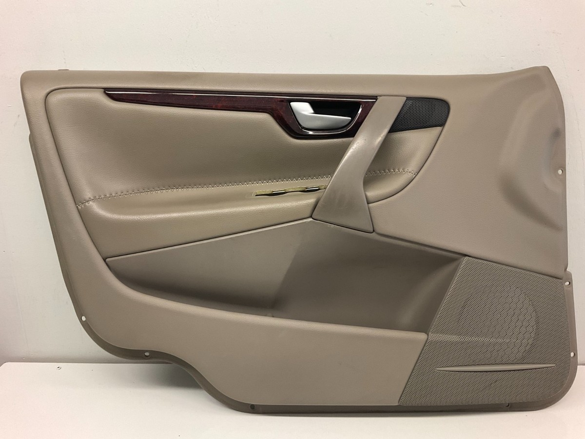 01-09 Volvo XC70 S60 V70 Left Front Door Panel Oak/Oak Leather W/O