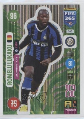 2020-21 Panini Adrenalyn XL Fifa 365 Dominator Romelu Lukaku #365 0b04