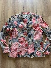 Cold water Creek Women  s Floral Jacket Made In USA XL Over Coat