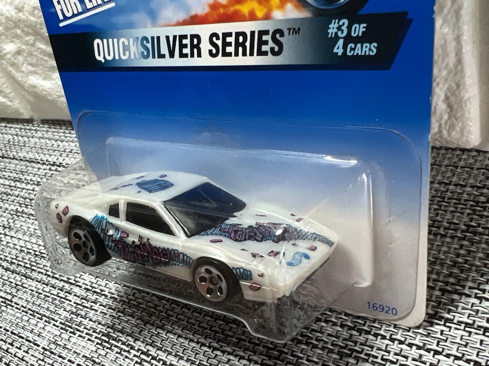 Hot Wheels 1997 Ferrari 308 White - Quicksilver Series 3 Of 4, 1:64 Scale Die-Cast Car