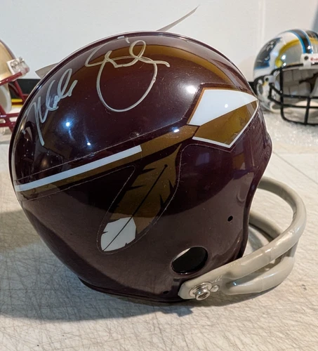 Washington Redskins autographed signed mini helmet Unknown Sig