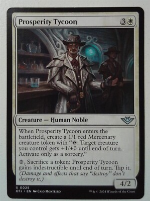 Prosperity Tycoon *Uncommon* Magic MtG x1 OTJ Outlaws of Thunder Junction