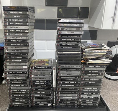 98 x Sony Playstation 1 PS1 Massive Games Paket Restposten siehe Angebot Weiterverkauf